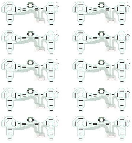 eMagTech Lot de 10 Films de Circuit Imprim¨¦ pour Contr?Leur SA1Q160A Compatible avec PlayStation PS3 Dual Shock 3