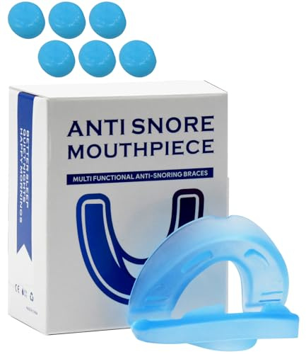 ZEKUN Bite bruxism nattskena mot snarkning natt byte bruxism snarkningsanordning för män kvinnor bete för natttänder lätt vikt byte natt