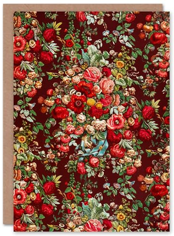 Artery8 Sir Matthew Digby Wyatt Art Card Vintage Floral Chintz Pattern