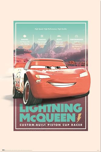 empireposter Cars - Lightning - Poster 61x91,5 cm