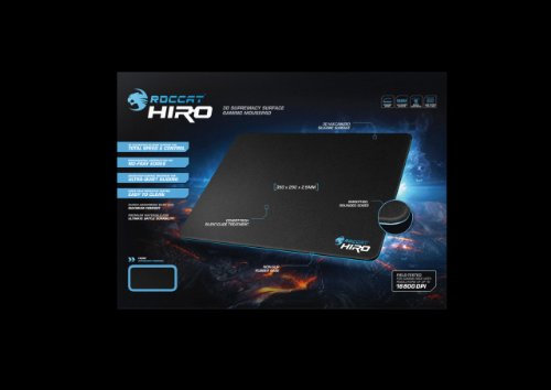 Roccat Hiro 3D Supremacy Surface Gaming Tapis de Souris (350 X 250 X 2,5 mm) Noir