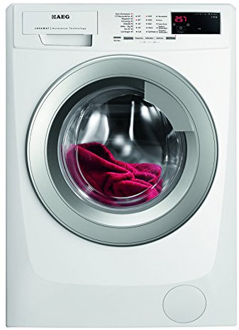 Machine à laver AEG Lavamat l69670vfl FL/A + + +/171 kWh/an/1600 tr/min, 7 kg/9499 L/AN/aquac EUROCONTROL/Porte Argenté/blanc