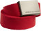Urban Classics Herren Gürtel Canvas rot verstellbar