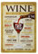 ROSENICE Blechschild Wein aus aller Welt Wand Dekoration Metallschild Türschild Wandschild