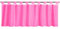 Bestgoodies Schlaufen-Bistrogardine in B160cm x L60cm, transparente Uni Scheibengardine Voile in vielen erhältlich (pink - Fuchsia)