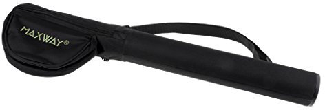 Sharplace Ruttenfutteral Rutentasche Fliegenrute Organizer 600D Wasserdichtes 60cm