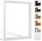 Bildershop-24 Schattenfugenrahmen Lemgo für Keilrahmenbilder und Leinwände 18x24cm Weiß Hochglanz
