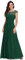 Ever-Pretty Robe de Soirée Demoiselle d'honneur Longue Femme 52 Vert Foncé