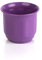 Kimmel Übertopf Mini Blumentopf Pflanztopf Pflanzkübel Ø 6,5 cm, für sehr kleine Blumentöpfe, violett