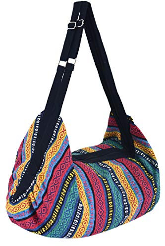 Your Cozy Gepäck Hobo Crossbody Bag Umhängetasche Reisetasche Messenger Bag Hippie Boho Bohemian