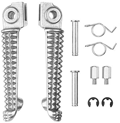 Repose-pieds avant argenté pour Yamaha YZFR6 YZF R6 1999-2017 R6S 2003-2008