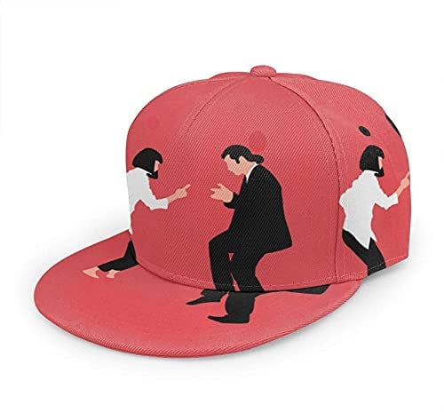 Oaieltj Unisex Baseball Cap Herren Damen Einstellbare Snapback Trucker Hat Mode Hip-Hop Baseball Cap, Pulp Fiction, One size