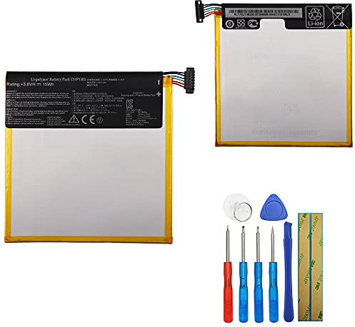 E-yiiviil Ersatzakku C11P1303 Kompatibel mit Asus Google Nexus 7 2nd Gen 2013 ME571K ME571KL K008 K009 with Tools