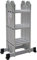 TREPPE Escalera Articulada Plegable Multifunción Aluminio 4x3 Escalones 3,58m