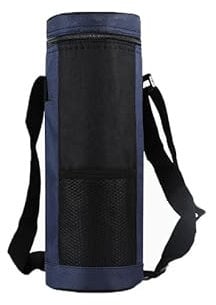 zalati Sac de transport isotherme pour bouteille - Pour garder au frais et au chaud - Avec sangle - Pour transporter des boissons, des voyages, un pique-nique - Bleu, bleu, Sac de voyage
