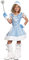 Krause & Sohn Eiskönigin Kostüm Prinzessin Elsa von Erendell für Kinder 6-12 Jahre blau Fasching Kindergeburtstag (10-12 Jahre)