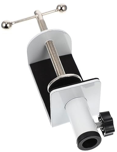 DRESSOOS Schreibtischlampe mit Aluminiumlegierung Klemme Verstellbare Tischmontage-klemme für Schreibtischlampen Stabiler Halter für Zuhause und Büro Tischlampenbefestigung und Cliphalterung