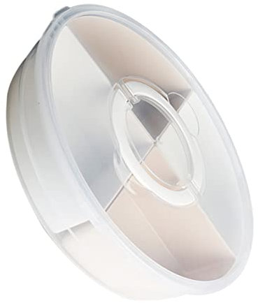 Cabilock Plateau De Fruits Assiette De Rangement Multi-grilles Service De Collations Divisé Pour Le Ménage