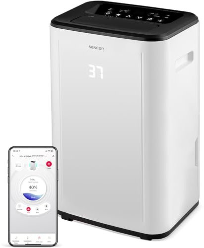 DESHUMIDIFICADOR MÓVIL INTELIGENTE 30L WI-FI SDH 3028WH SENCOR