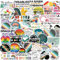 50 Stück Disability Pride Aufkleber Auto Laptop Telefon Gitarre Skateboard Motorrad Fahrrad Stolz auf Behinderung Stickers Set Vinyl Wasserdicht Aesthetic Aufkleber für Jugendliche Kinder Erwachsene