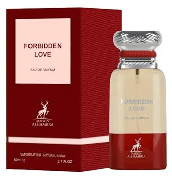 Forbidden Love Parfüm Eau de Parfum 80 ml - Unisex Duft mit Schwarzkirsche, Rose & Sandelholz – Langanhaltender, verführerischer Duft für jeden Anlass