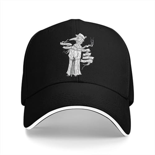 IEINYAUP Pestarzt Mehrfarbiger Hut Spitz Damen Kappe Song Personalisierte Visier Schutz Hüte Geschenke, Streetwear