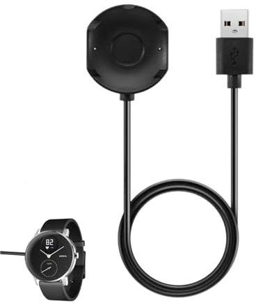Ersatz USB Ladegerät 100cm Magnetisches Ladekabel kompatibel mit Nokia Steel HR/Withings Hybrid Smartwatch