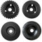 Angle Grinder Wood Carving Disc 125mm, 4 PCS Wood Grinding Wheel, Grinder Shaping disc for Angle Grinders with 22mm Arbor, Grinder Shaping Disc for Angle Grinders