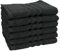 Veluna Home Premium Handtuch Set 100% Baumwolle Handtücher (40x70 cm) | Oeko-TEX Zertifiziert (Anthrazit, 6er-Pack)
