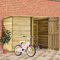 Fasba Kiefernholz Imprägniert Fahrradgarage Gerätehaus Gartenschuppen Holzhütte Geräteschuppen Blockhaus Schuppen Gartenhütte 232x110x170cm
