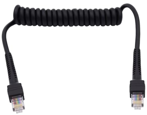 chenyang Cable alargador RJ45 en espiral Cat6 8P8C UTP LAN Ethernet 6,56FT/2,0 M