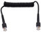 chenyang Câble d'extension extensible enroulé RJ45 Cat6 8P8C UTP LAN Ethernet 2 m