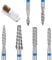 Wanmu Cuticle Drill Bits Set, 6 Pack Professional 3/32 Inch Nail Drill Bits for Acrylic Gel Cuticle Remover Nails Dry Manicure Pedicure