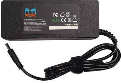 90W PowerGoat Laptop Adapter Compatible with Dell Inspiron 15 3576 3581 3582 3583 3593 Mains Power Charger Unit 19.5V 4.62A Pin 4.5x3.0mm
