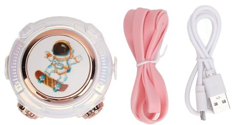 Tbest Neck Hanging Fan, USB Rechargeable Bladeless 3 Speed Adjustable Necklace Fan with Lanyard