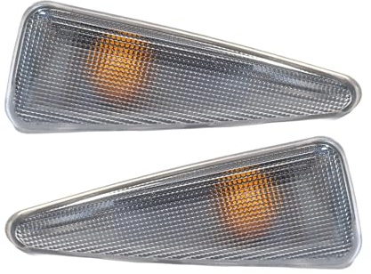 PROMOLINK 2x Seitenblinker Blinkleuchte Blinker Links Rechts Kompatibel mit Dacia Sandero 2008-2012 Renault Thalia Symbol 2008-2013 8200602765 8200602763