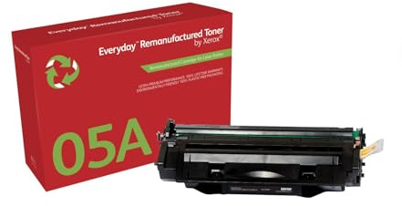 Everyday by Xerox Compatible HP 05A CE505A Black Toner, Standard Capacity, Remanufactured