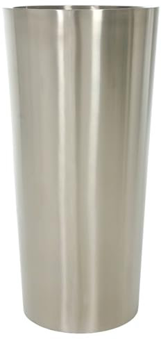 VIVANNO Bac à Fleurs Cache-Pot en Acier Inoxydable Rondo - 90 x 45 cm