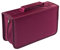 Rekukos 128 Capacity CD/DVD case Wallet, Storage,Holder,Booklet （Rose）