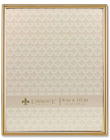 Lawrence Frames Simply 670080 Metall-Bilderrahmen, 20,3 x 25,4 cm, goldfarben