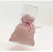 Publilancio srl 10X Sacchetto portaconfetti Misto Cotone Rosa Antico 9x11 cm