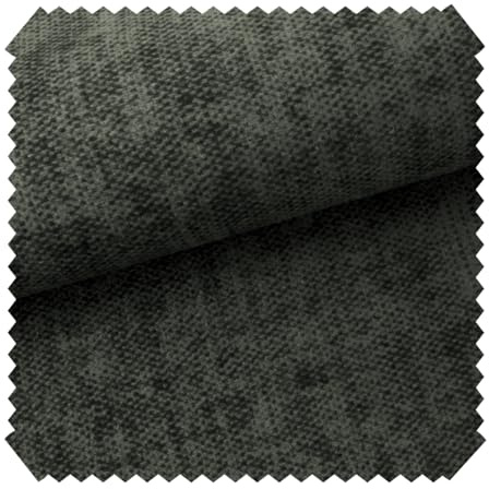 novely® Marlow - Marmorierter Velours Möbelstoff - Samtweicher und Robuster Polsterstoff - Pflegeleichte Meterware 1lfm | Farbe: 11 Stahlgrau