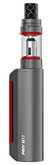 Smok Priv M17 2ml 60w Starter Kit E-Zigarette mit Zerstäuber Enthält BTKSY-Schlüsselanhänger/kein Nikotin - kein Rauchöl (Prism Gun Mental)