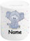 ShirtInStyle Spardose Sparschwein, Motiv Elefant Elephant, Kinder Tier Motive Namen Wunschtext
