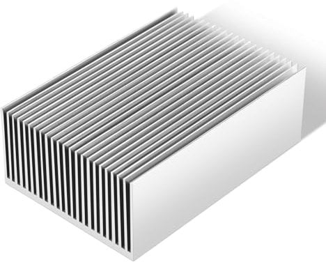 Dissipateur Thermique, Dissipateur de Chaleur en Aluminium, Puce de Refroidissement, Adapté à L'ordinateur, Circuit Intégré 100 * 69 * 36mm