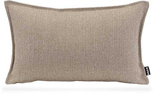 H.O.C.K. Mali Kissen inkl. Füllung mit Biese Größe (50x30cm, Taupe)
