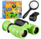Dislocati Fernglas für Kinder, Spielzeug ab 3-12 Jahre Jungen Weihnachten Geschenk Kinder Geschenk für Junge 3-12 Jahre Entdecker Set für Kinder Einschulung Lupe Kinder Outdoor Spielzeug Forscherset