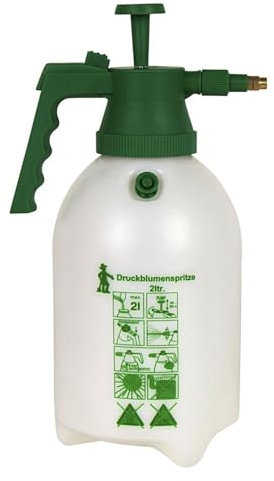 Druckblumenspritze 2 Liter Pumpsprüher Drucksprüher Gartenspritze Robust