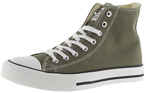 victoria Botín Unisex Tribu Lona & Puntera De Goma 106500 para Adulto Kaki 38