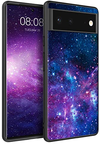 BENTOBEN for Google Pixel 6 Case, Phone Case for Google Pixel 6, Nebula Galaxy Glow in the Dark Pattern Silicone Slim Flexible Bumper Full Protective Women Men Shockproof Phone Case for Google Pixel 6